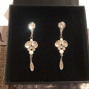 Hanging Crystal Thomas Knoell Earrings.